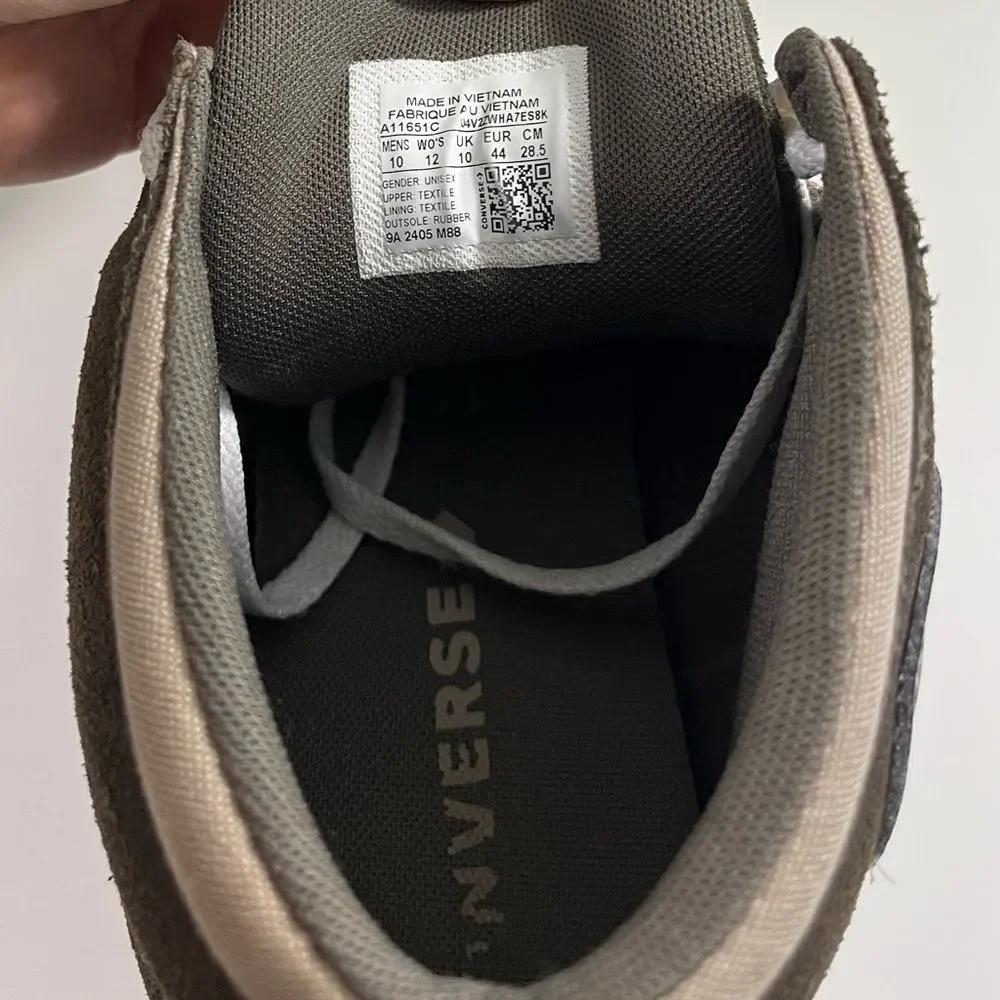 Converse Men's Two-Tone Brown High-Top Sneakers